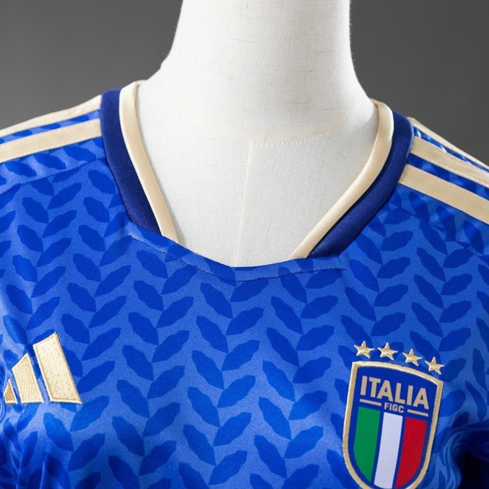 Women Italy Home Jersey 2026 World Cup Football Kit Soccer Jersey