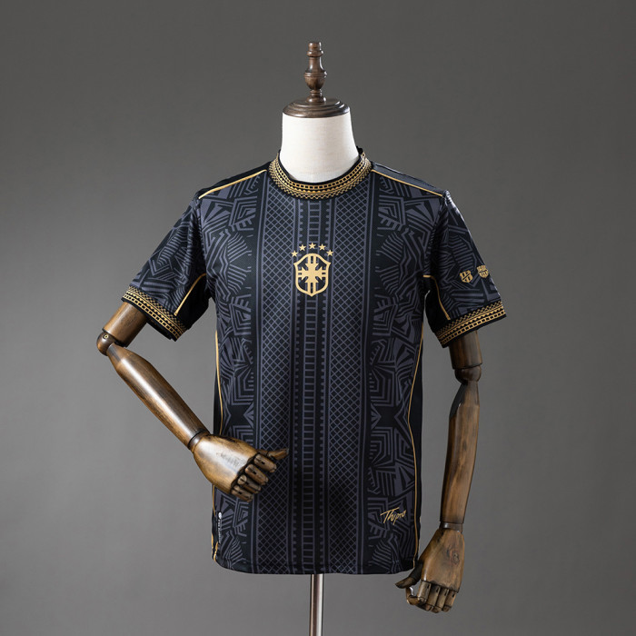 Brazil Black Jersey 2026 Special Football Kit Soccer Jersey