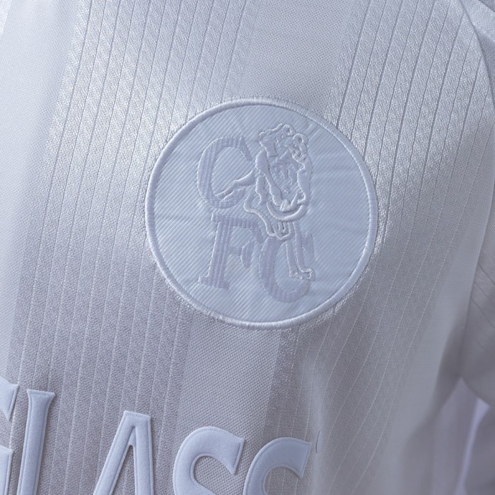 Chelsea White Jersey 1998-00 Retro Football Kit Soccer Shirt