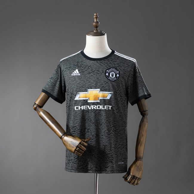 Man United Away Jersey 2020-21 Retro Football Kit Soccer Shirt