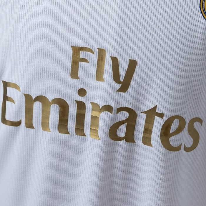 Real Madrid Home Jersey 2019-20 Retro Football Kit Soccer Shirt
