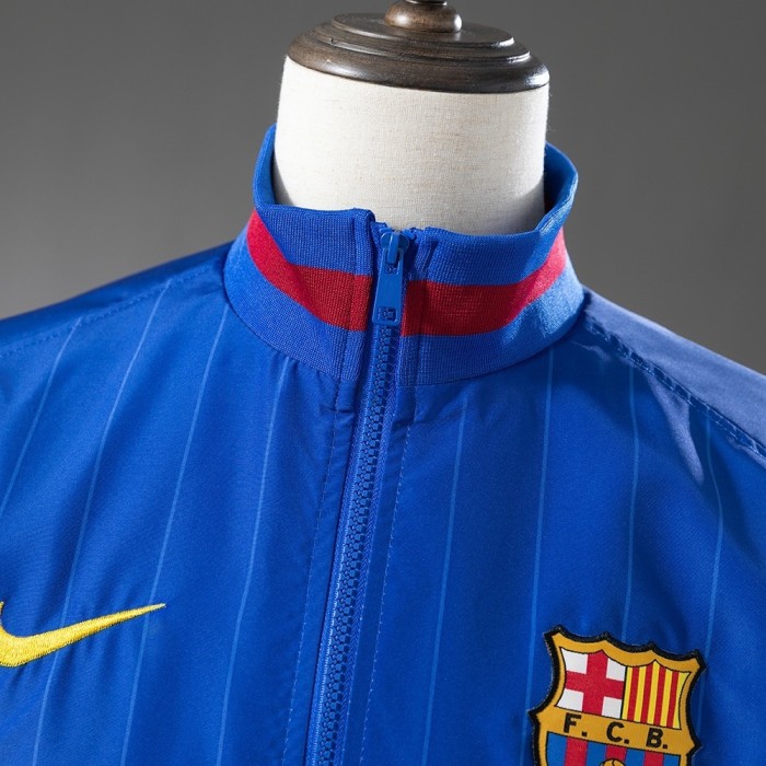 Barcelona Windbreaker 2025/26 Blue Football Soccer Jacket