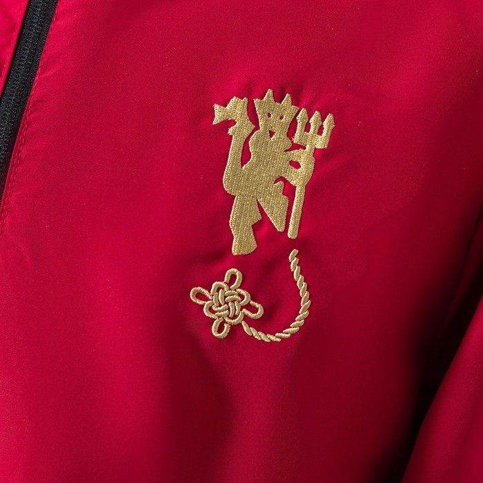 Manchester United Windbreaker 2025/26 Reversible Football Soccer Jacket