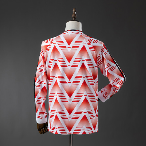 River Plate Away Jersey 1992-93 Retro Long Sleeves Football Kit Soccer Shirt