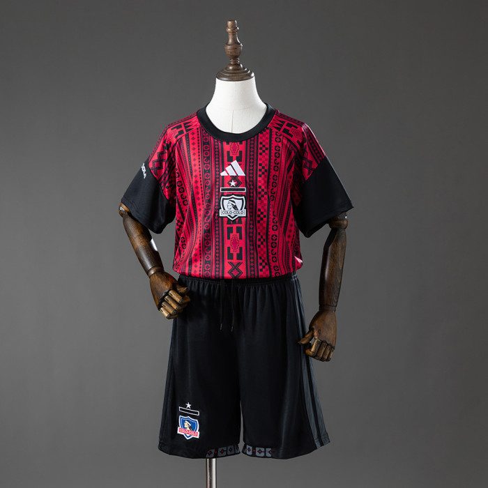Kids Colo Colo Pre-Match Jersey 2026-2027 Football Kit Soccer Shirt