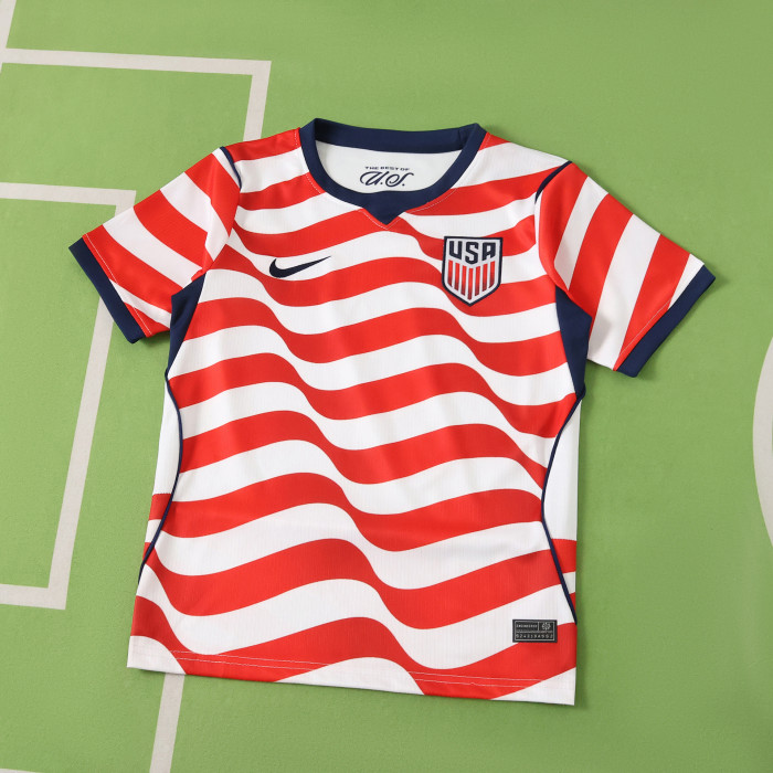 Kids USA Home Jersey 2026 World Cup Football Kit Soccer Shirt