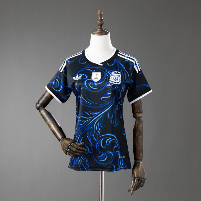 Women Argentina Away Jersey 2026 World Cup Football Kit Soccer Shirt