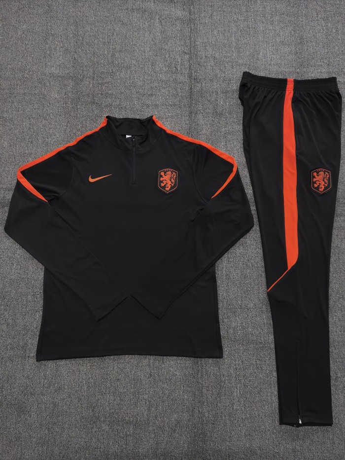 Kids Netherlands Training Tracksuits 2026 Football Kit Soccer Jersey