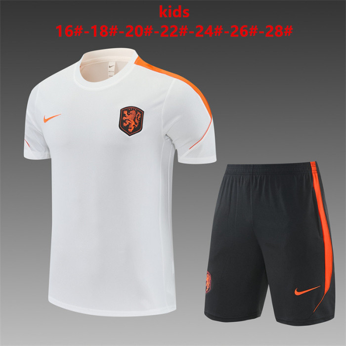 Kids Netherlands Training Tracksuits 2026 Football Kit Soccer Jersey