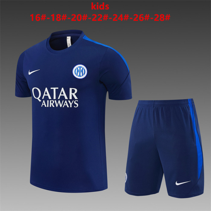 Kids Inter Milan Training Tracksuits 2026-2027 Football Kit Soccer Jersey