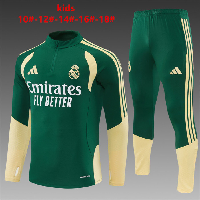 Kids Real Madrid Training Tracksuits 2026-2027 Football Kit Soccer Jersey