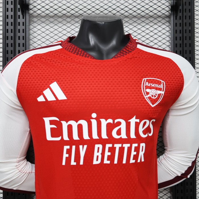 Player Version Arsenal Home Jersey 2026-2027 Long Sleeves Football Kit Soccer Shirt