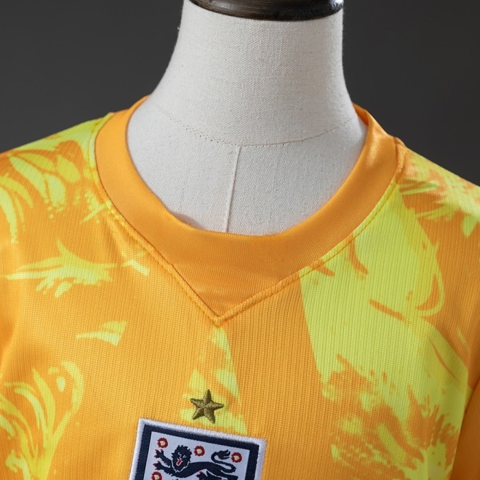 Kids England Goalkeeper Jersey 2026 World Cup Football Kit Soccer Shirt