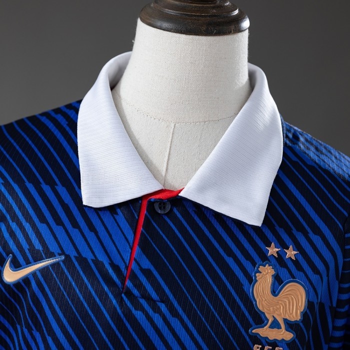 Kids France Home Jersey 2026 World Cup Football Kit Soccer Shirt