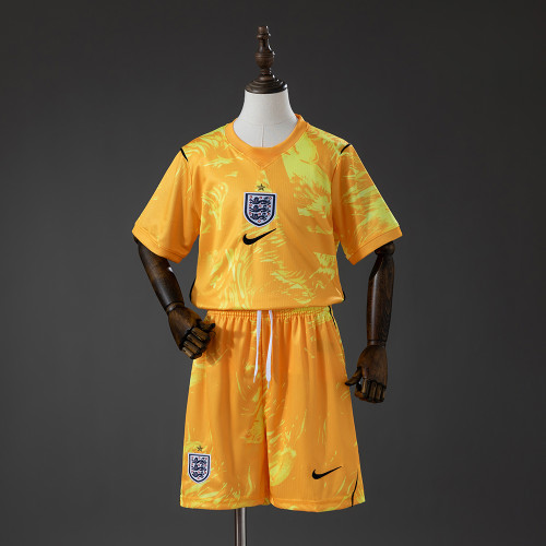Kids England Goalkeeper Jersey 2026 World Cup Football Kit Soccer Shirt
