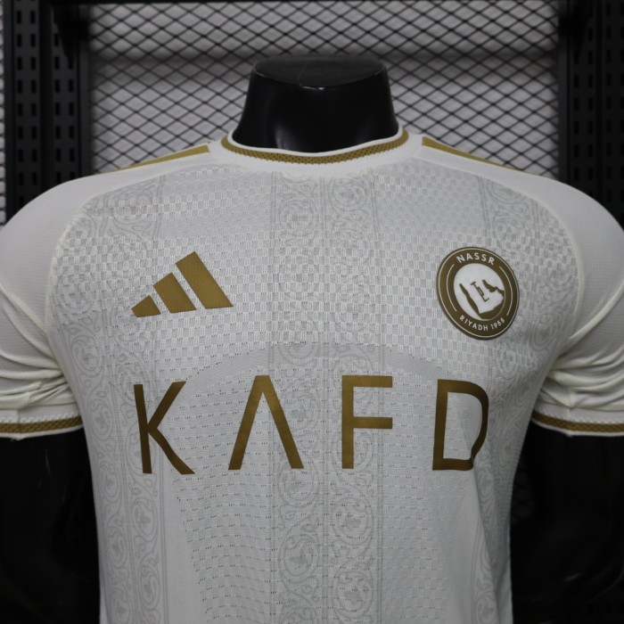 Player Version Al-Nassr Riyadh Away Jersey 2026-2027 Ronaldo Football Kit Soccer Shirt
