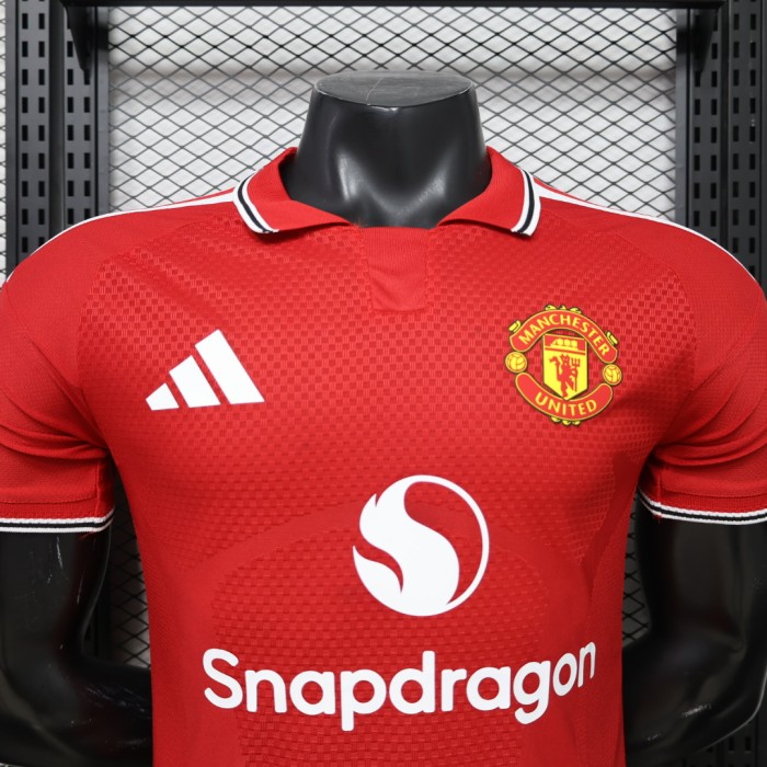 Player Version Man United Home Jersey 2026-2027 Football Kit Soccer Shirt
