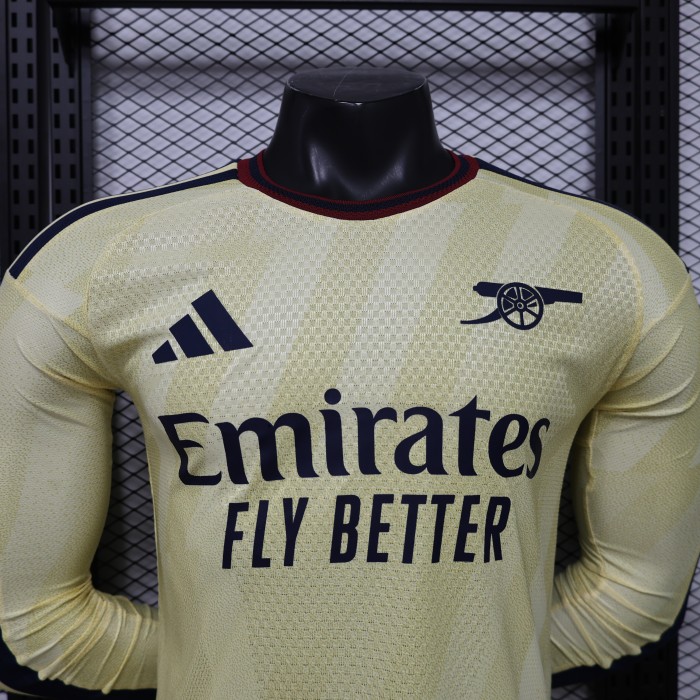 Player Version Arsenal Away Jersey 2026-2027 Long Sleeves Football Kit Soccer Shirt