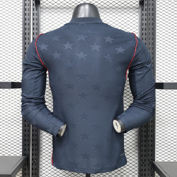 Player Version USA Away Jersey 2026 World Cup Long Sleeves Football Kit Soccer Shirt