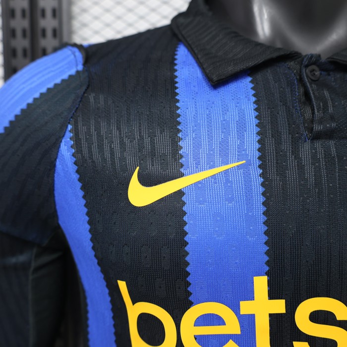 Player Version Inter Milan Home Jersey 2026-2027 Long Sleeves Football Kit Soccer Shirt
