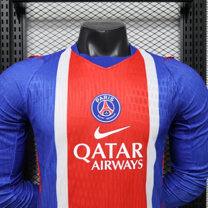 Player Version PSG Home Jersey 2026-2027 Long Sleeves Football Kit Soccer Shirt