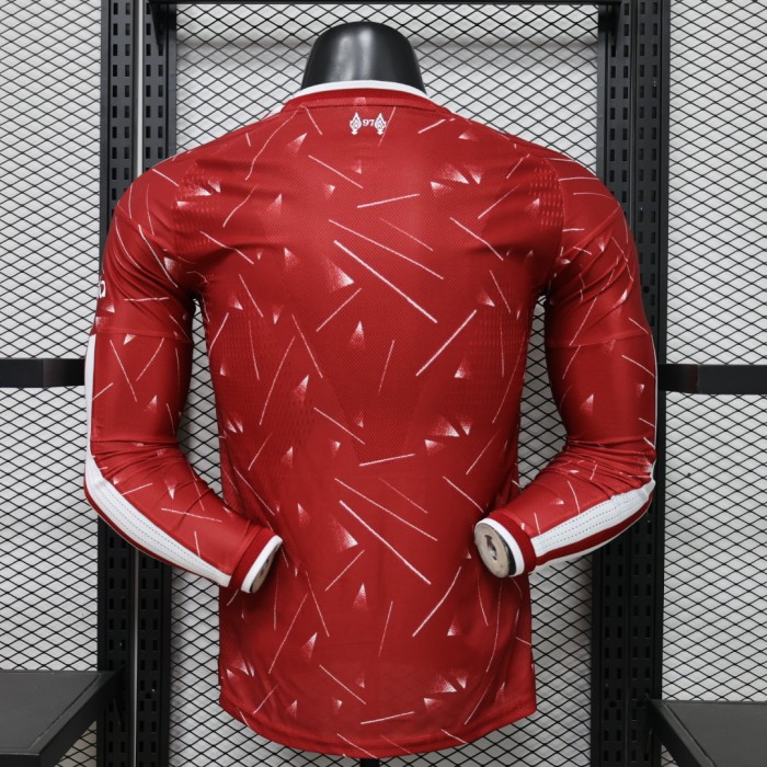 Player Version Liver Home Jersey 2026-2027 Long Sleeves Football Kit Soccer Shirt
