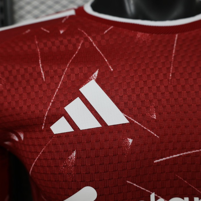 Player Version Liver Home Jersey 2026-2027 Long Sleeves Football Kit Soccer Shirt