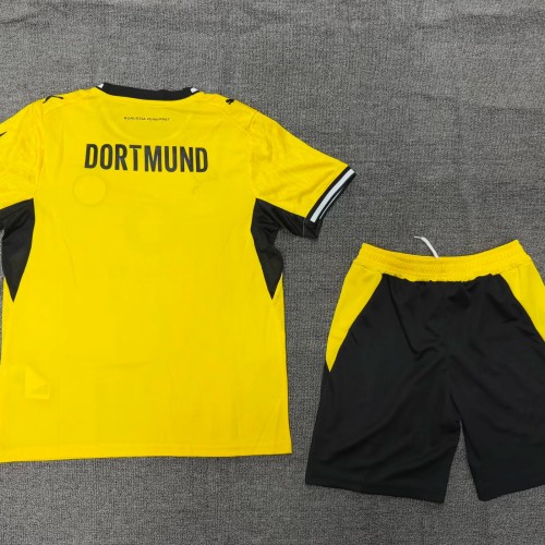 Kids Dortmund Home Jersey 2026-2027 Football Kit Soccer Shirt