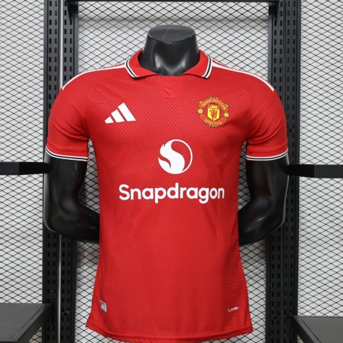 Player Version Man United Home Jersey 2026-2027 Football Kit Soccer Shirt