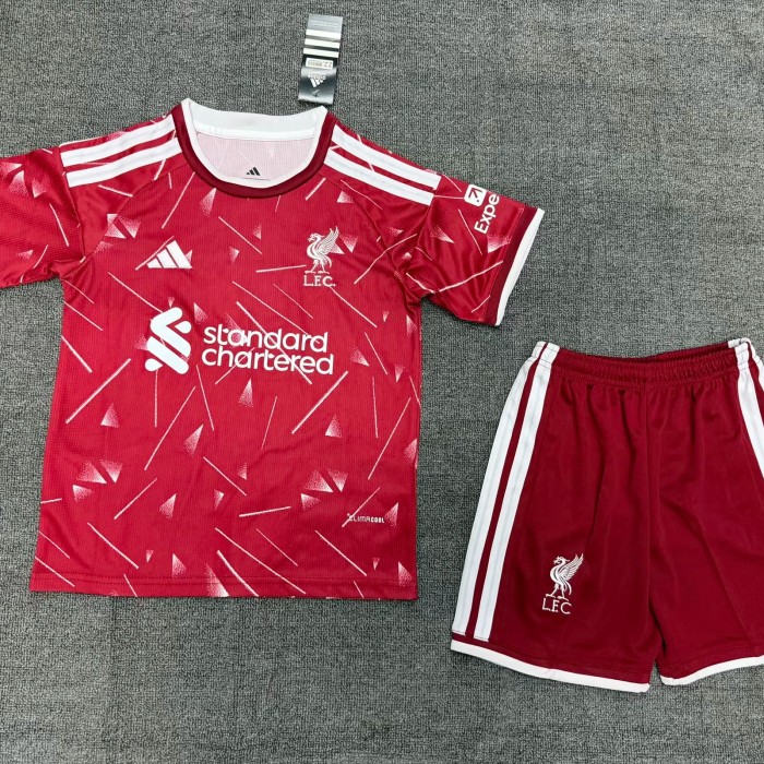Kids Liver Home Jersey 2026-2027 Football Kit Soccer Shirt