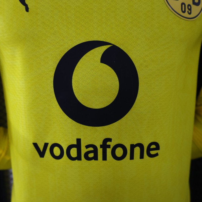 Player Version Dortmund Home Jersey 2026-2027 Long Sleeves Football Kit Soccer Shirt