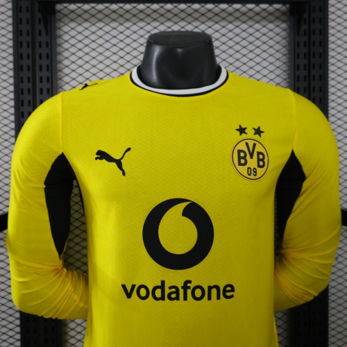Player Version Dortmund Home Jersey 2026-2027 Long Sleeves Football Kit Soccer Shirt