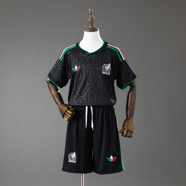 Kids Mexico Third Jersey 2026 World Cup Football Kit Soccer Shirt