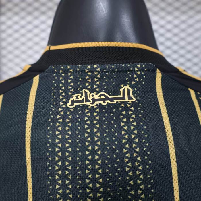 Player Version Algeria Black Jersey 2026 World Cup Football Kit Soccer Shirt
