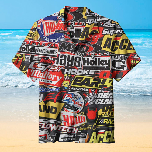 Auto racing collage | Hawaiian Shirt