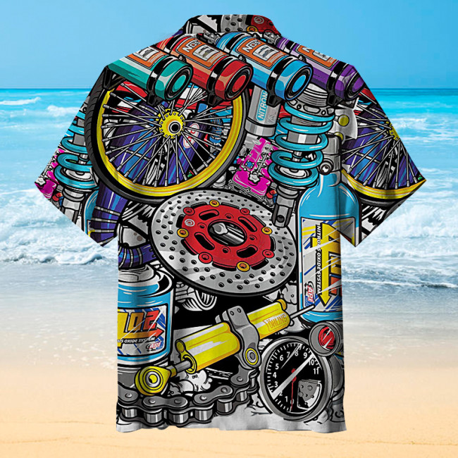 Bicycle parts | Hawaiian Shirt