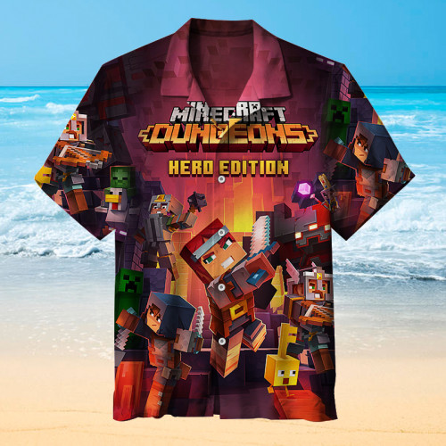 Minecraft | Hawaiian Shirt