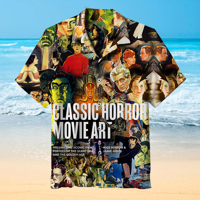 Classic Horror Movie Art | Hawaiian Shirt