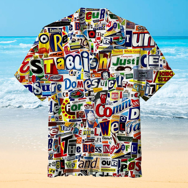 Collage Party Hawaiian Shirt
