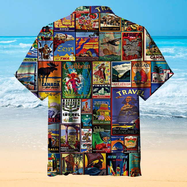 Around the World Hawaiian Shirt
