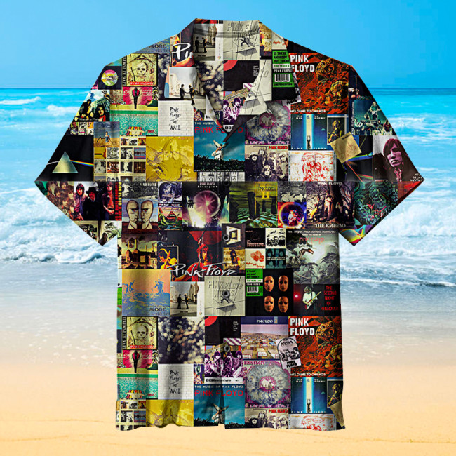 Pink-Floyd-Collage | Hawaiian Shirt