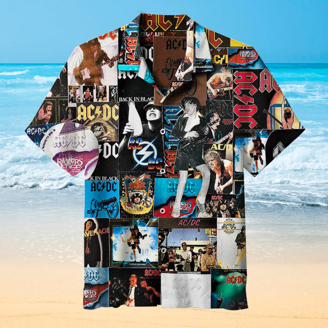 AC/DC Collage | Hawaiian Shirt