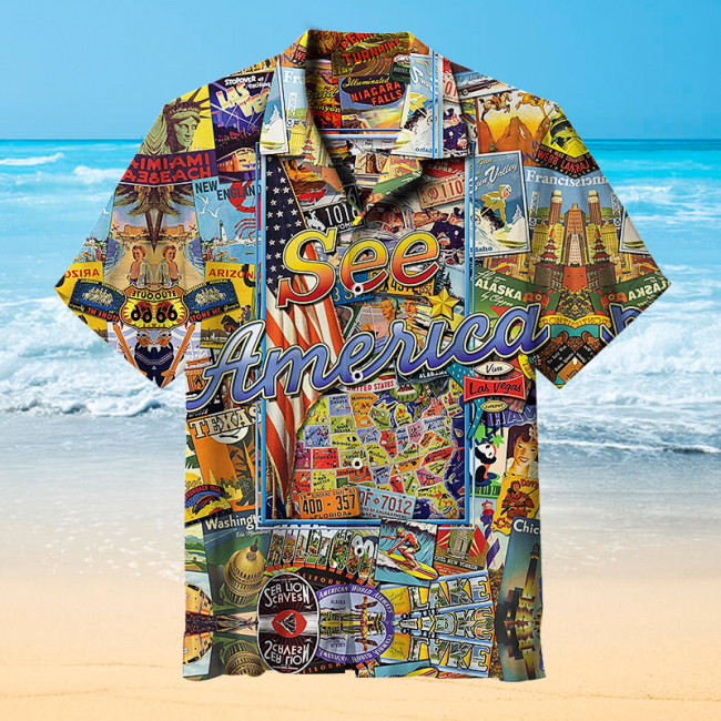 See America | Hawaiian Shirt