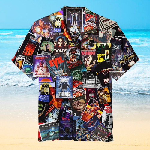 Movie 80s Collage | Hawaiian Shirt