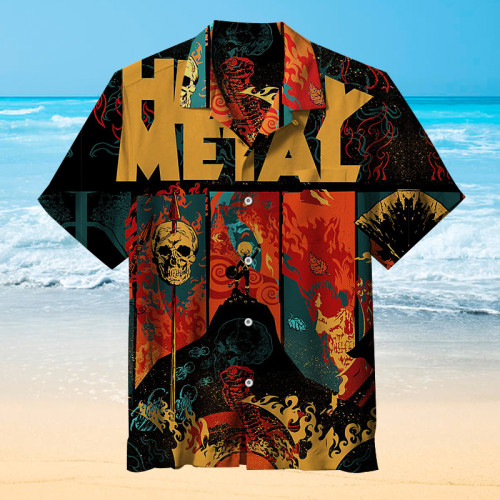 Heavy Metal | Hawaiian Shirt