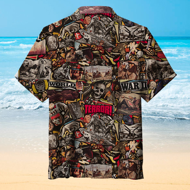Skull collage | Hawaiian Shirt