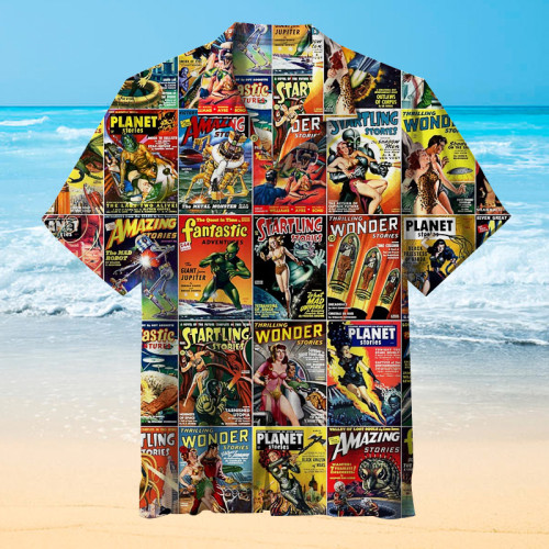 Science Fiction Magazine | Hawaiian Shirt