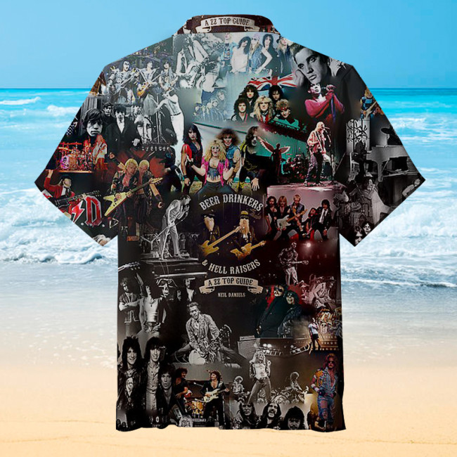 Rock 80s Collage | Hawaiian Shirt