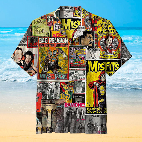 Punk-Rock-Collage | Hawaiian Shirt