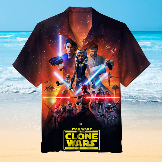 Star Wars clones Hawaiian shirt